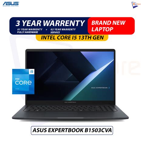 ASUS Expertbook Ent|B1503CVA-I516512B0X|15.6  FHD 250nits|i5-1335U|DDR5 16GB|512GB SSD|TPM|FPR|BL KB|WIN11Pro
